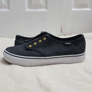Vans canvas Sneakers Slip on gold accents